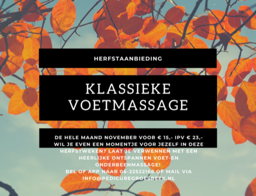 Klassieke voet- en onderbeenmassage